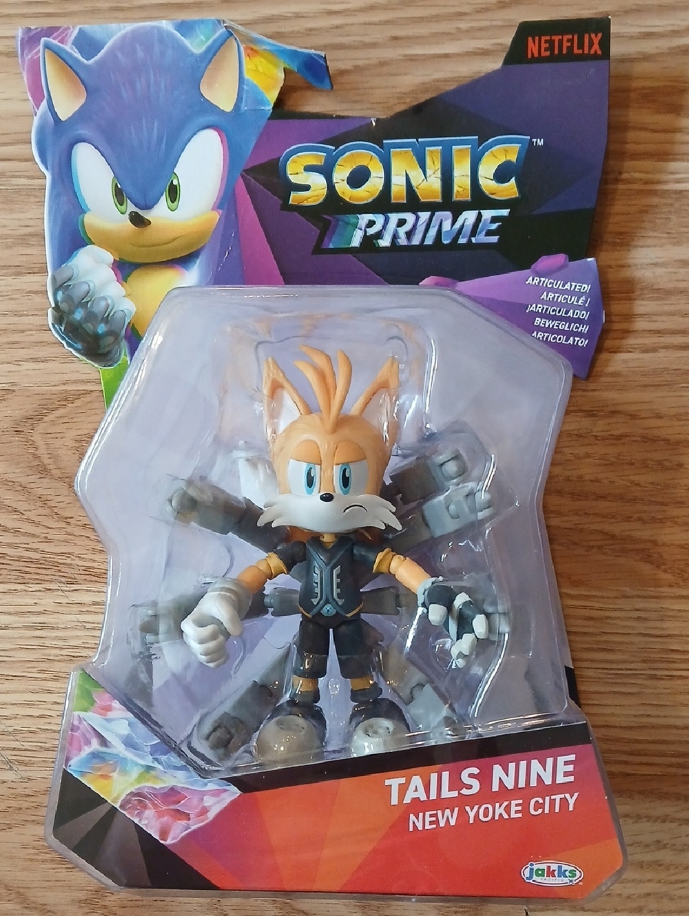 Sonic Prime Tails Nine Action Figure Netflix - New In Box